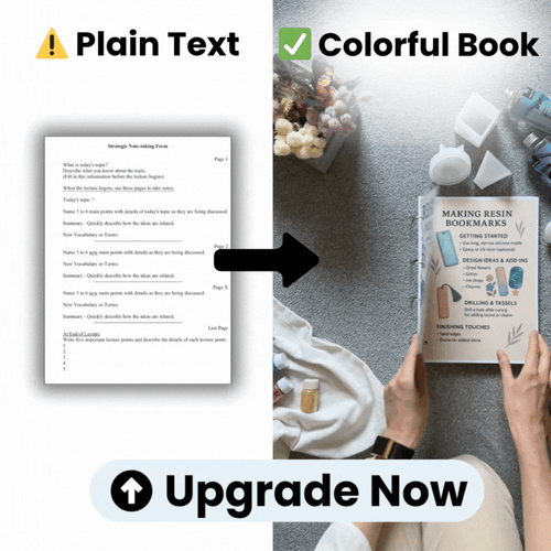 Upgrade From Advanced Black And White Notes To 1.000+ Colorful Beginner Friendly Notes